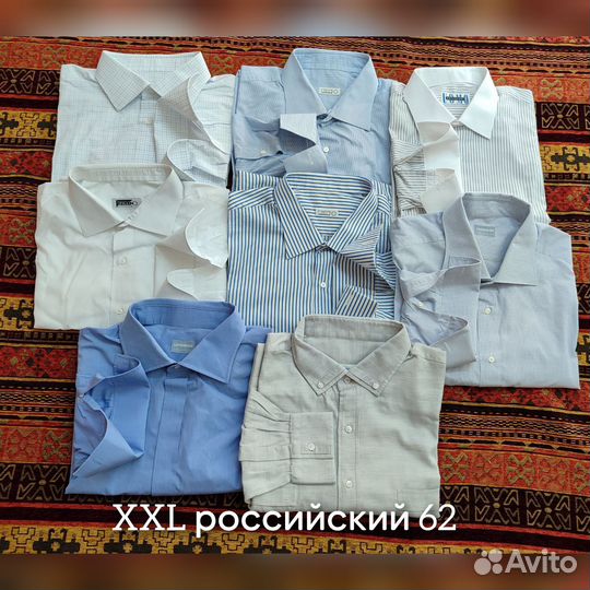 Рубашка zilli, brioni, andrew buck, uomo 60/62/64