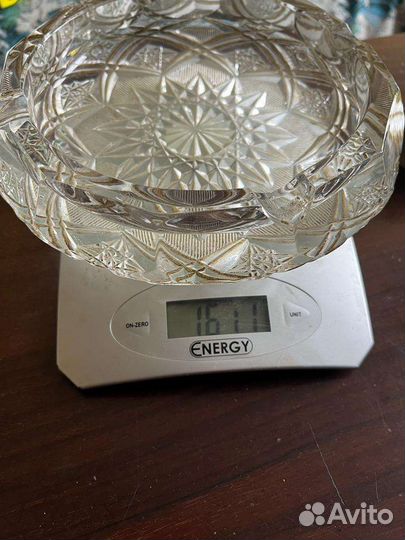 Пепельница хрустальная СССР