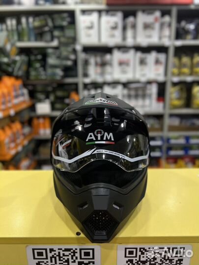 Мотошлем кросс AiM JK802 Black Matt(S,M,L,XL)