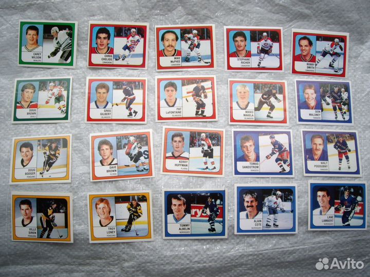 Panini NHL нхл сезон 1988/89 стикерсы наклейки