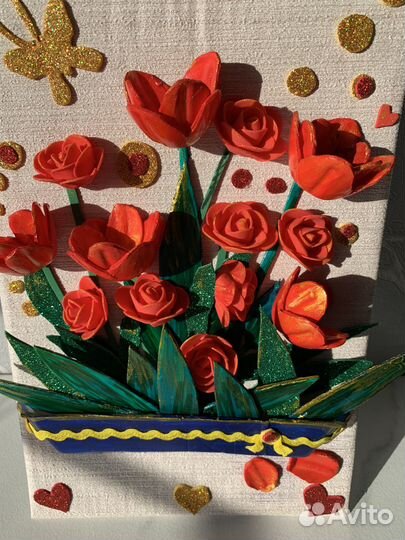 Поделка на 8 Марта в школу/сад