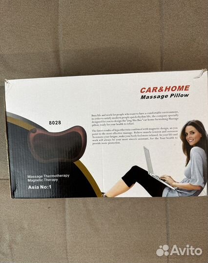 Массажная подушка для шеи