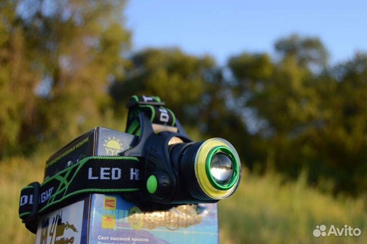 Налобный фонарь новый