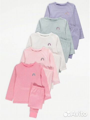 Пижамы для девочки Asda George 5-6 объявление продам