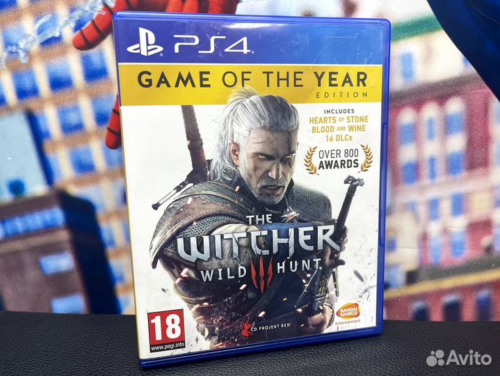 Ведьмак 3 Дикая охота Игра года PS4