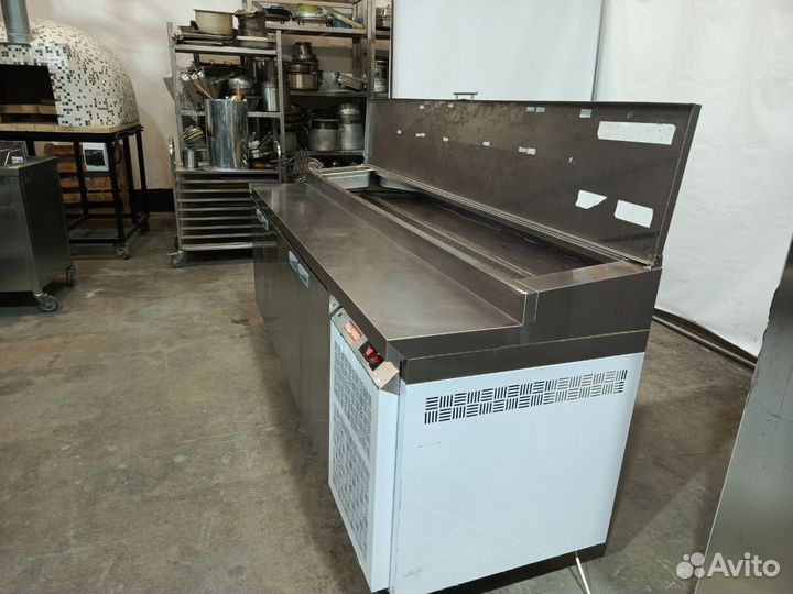 Стол холодильный 4Д для пиццы hicold PZE3-1111/GN