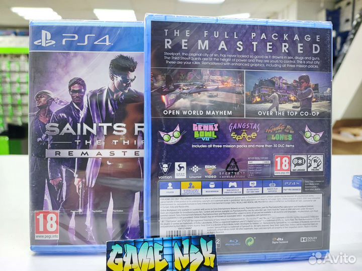 Saints Row: The Third - Remastered (PS4) NEW
