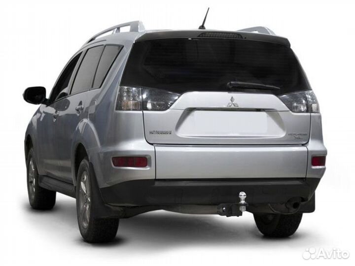 Фаркоп под квадрат Mitsubishi Outlander XL, 2005-2009 Rival F.4012.001