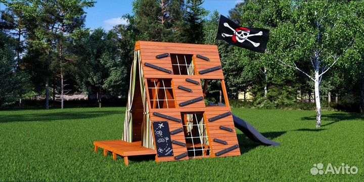 Детский игровой комплекс База 3 для дома