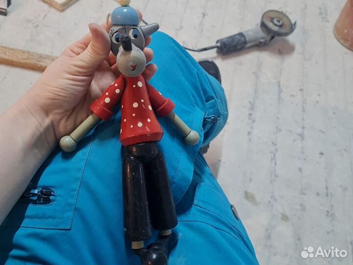 Игрушка СССР волк