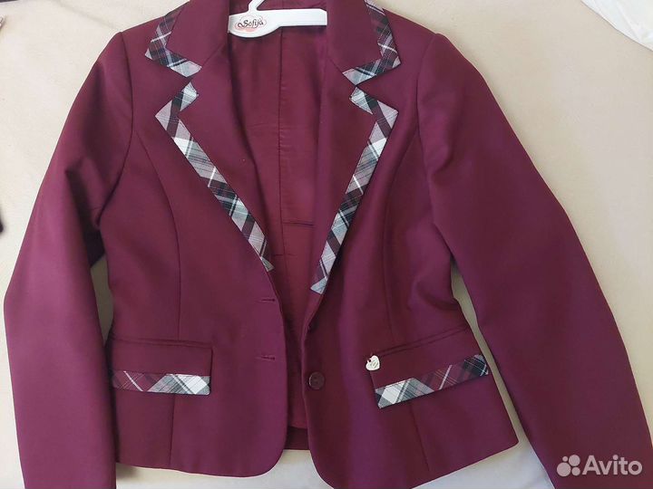 Пиджак школьный для девочки 134