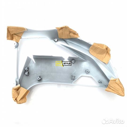 Обтекатель пластиковый левый белый Kawasaki 55028