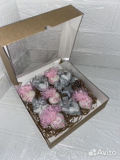 Ёлочные мини игрушки