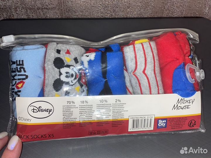 Носки Микки маус