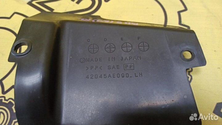 Защита горловины топливного бака задняя левая