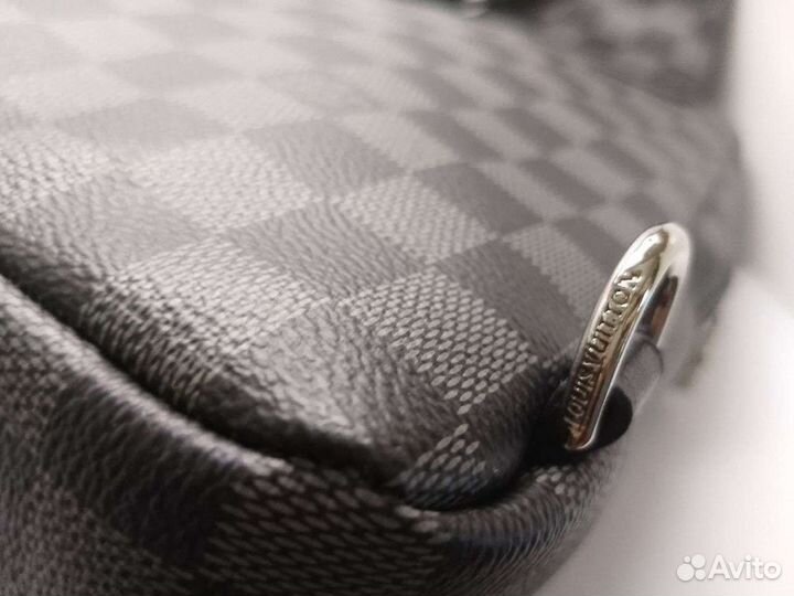 Мужская сумка слинг louis vuitton lux качества