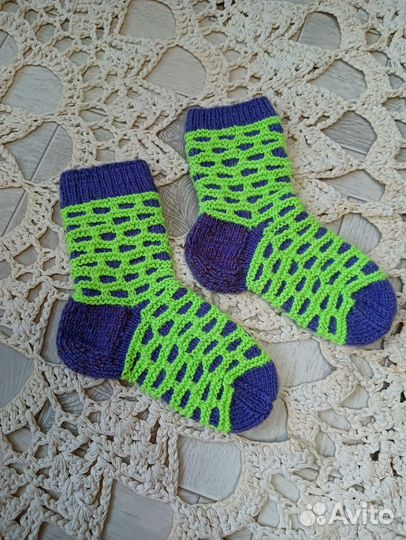 Носки вязаные ручной работы детские