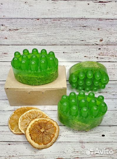 Массажное мыло с люфой