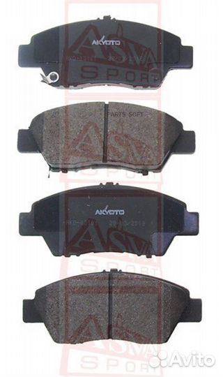 Колодки тормозные дисковые передние akyoto / AKD03101