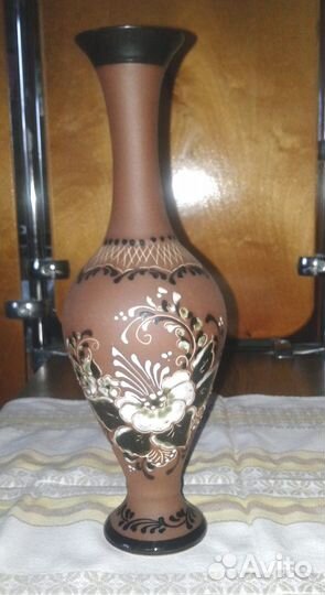 Ваза интерьерная керамика роспись