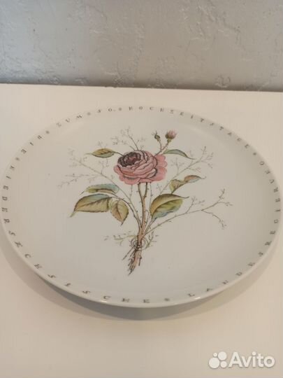 Редкая настенная тарелка Германия