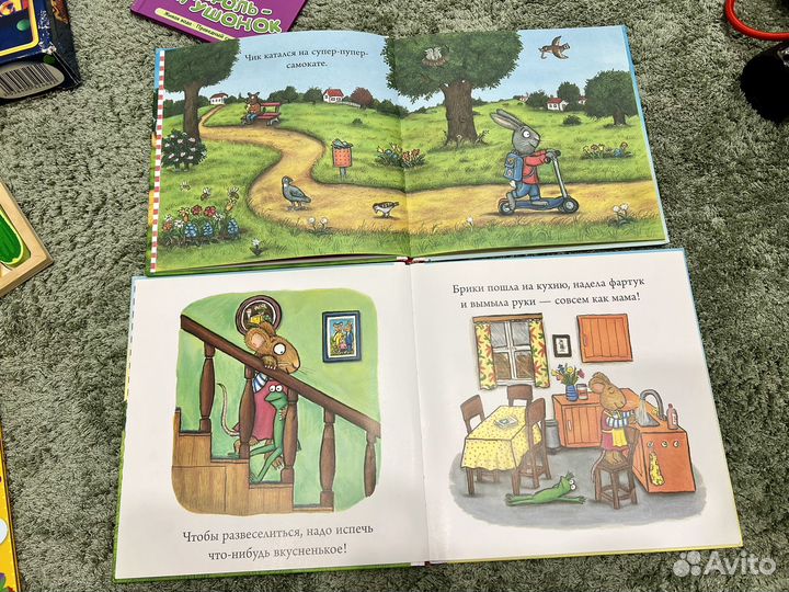 Книги для малышей и развивающие игрушки пакетом