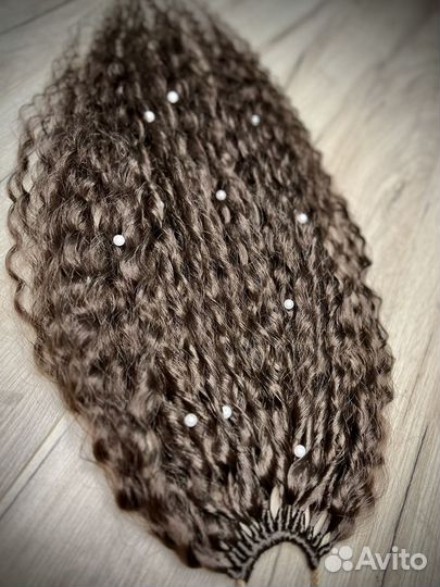 Хвост, косы на резинке