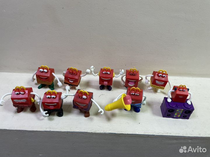 Кунг фу панда игрушки макдональдс разные