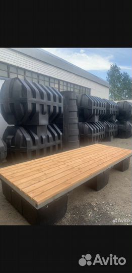 Пластиковые понтоны