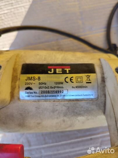 Торцовочная пила jet jms-8