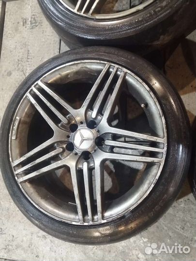 Колеса на mercedes r19 amg разноширокие