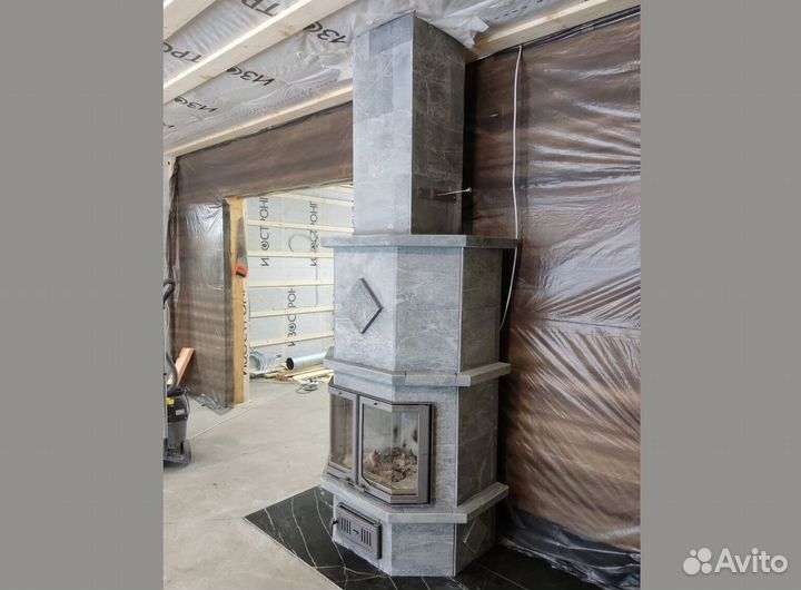 Камин теплонакопительный