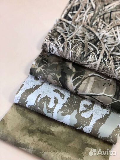 Ткань оксфорд, дюспо, камуфляж