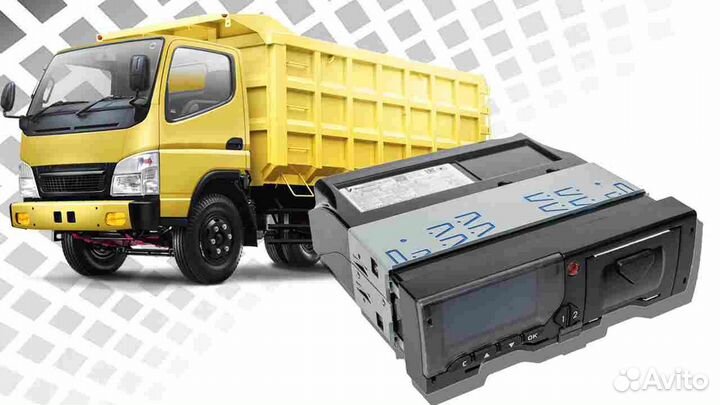 Автомобильный тахограф Меркурий та-001, с скзи