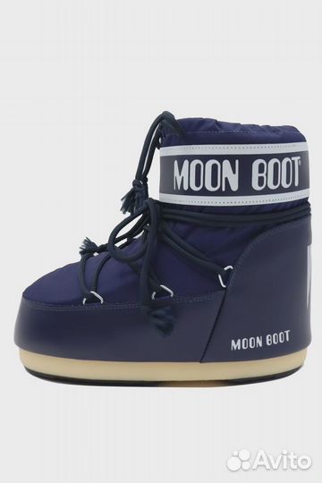 Moon boot мунбуты icon LOW Т/синие 304856