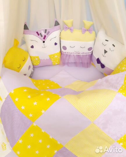 Бортик в кроватку. Комплект