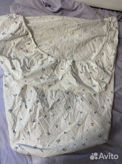 Простынь на резинке IKEA 120/60