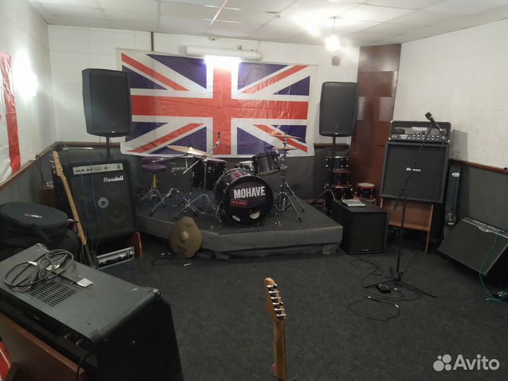 Репетиционная база «crater» Три комнаты