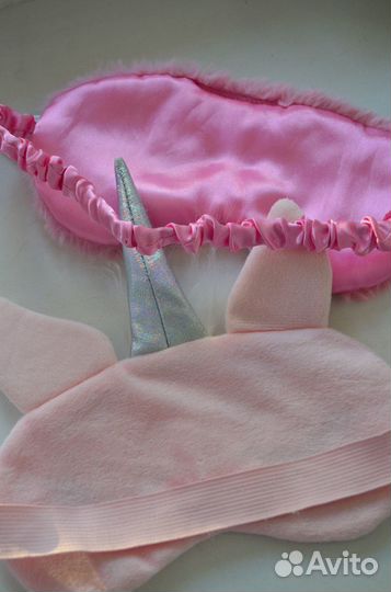 Маски для сна с единорожком и котиком