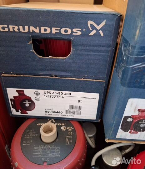 Насос циркуляционный UPS 80-120 grundfos 96402441