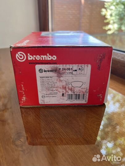 Тормозные колодки brembo ford mazda volvo
