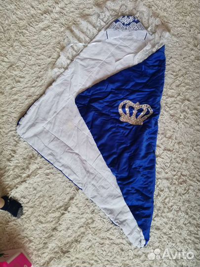 Конверт на выписку для мальчика зимний