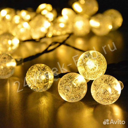 Гирлянда для украшения шарик пузырьки