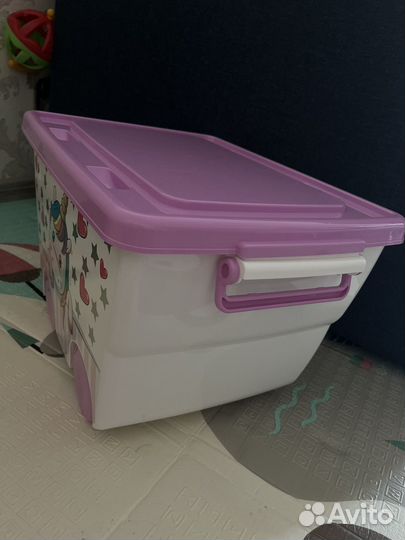 Короб для игрушек на колесиках