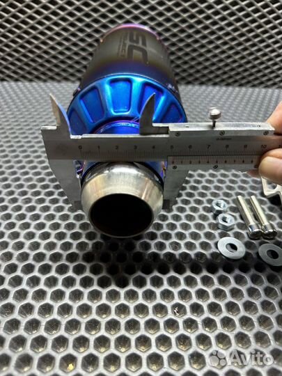 Глушитель прямоточный для мотоцикла SC Project хам