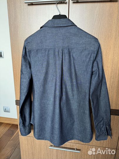 Джинсовая рубашка женская 44 uniqlo