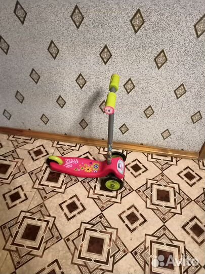 Самокат детский трехколесный бу