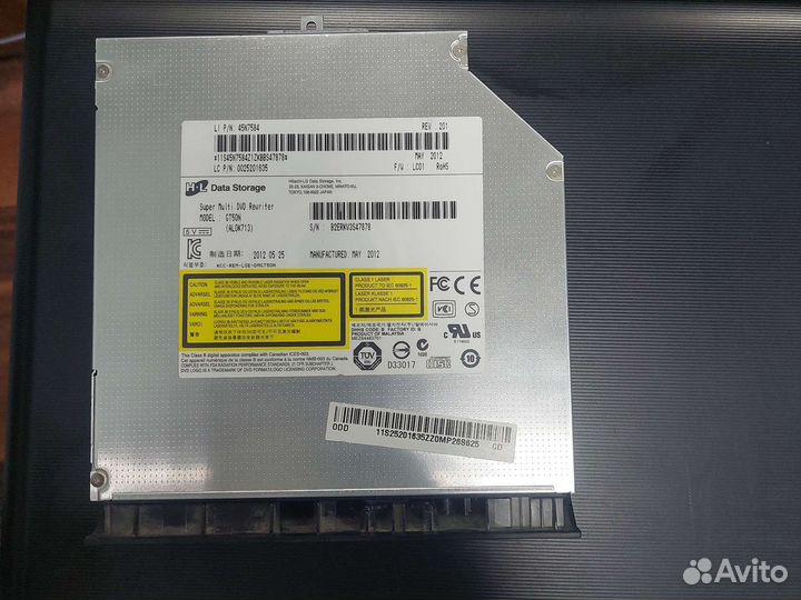 CD ROM DVD rom ноутбук