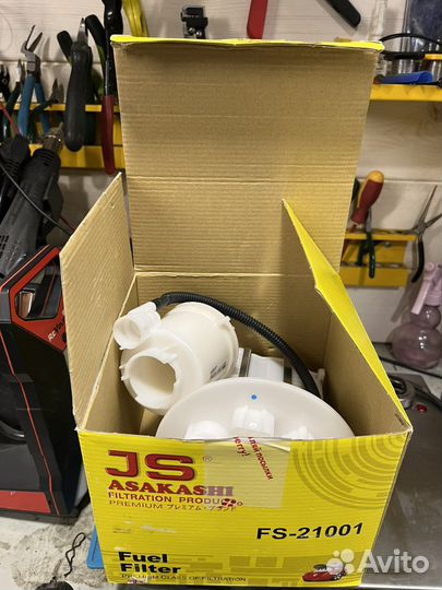 Топливный фильтр toyota corolla asakashi fs-21001