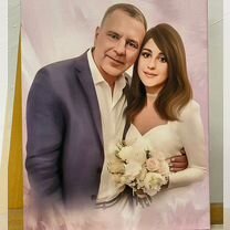 Портрет на холсте по фото Ликино-Дулево, Ликино-Дулево